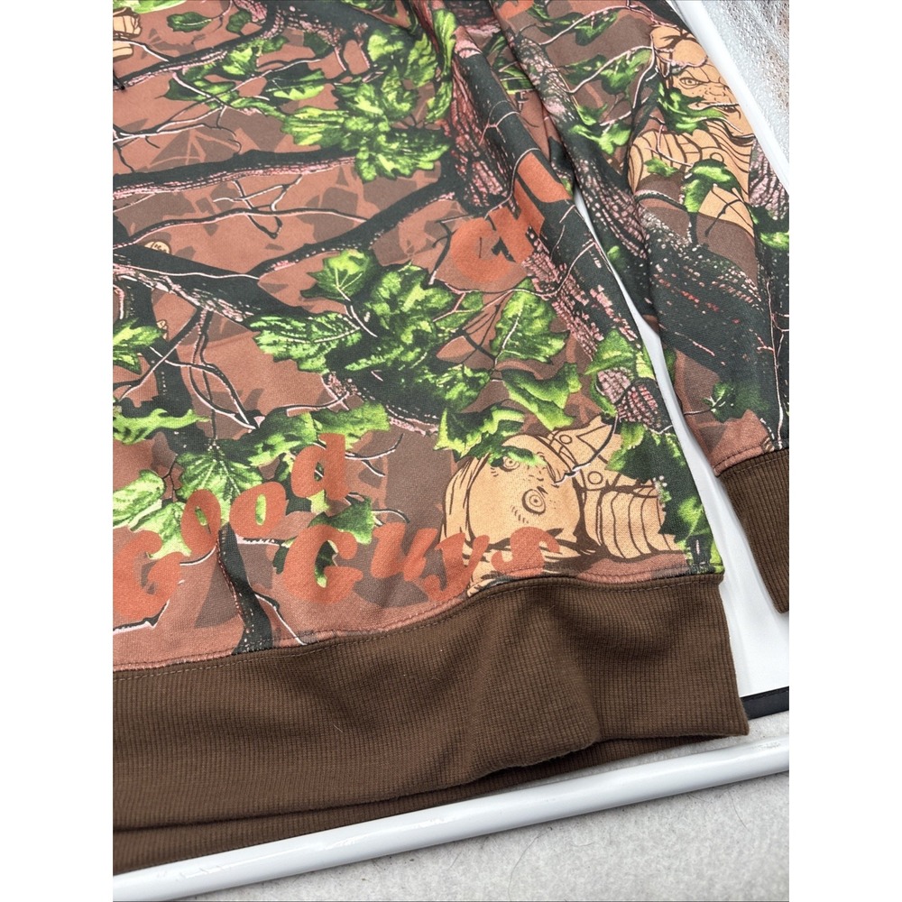 Men's Size XL Licensed Childs Play Chucky Good Guys Camouflage Hoodie‎ NWT - Picture 3 of 14